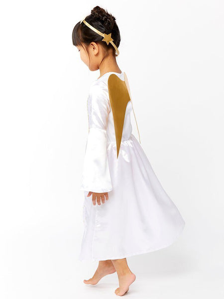 GIRLS NATIVITY ANGEL DRESS COSTUME