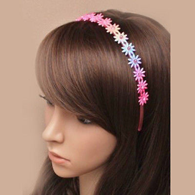 GIRLS PINK GLITTER FLOWER ALICE BAND FAB FAIRY PRINCESS COSTUME HAIR ACCESSORY