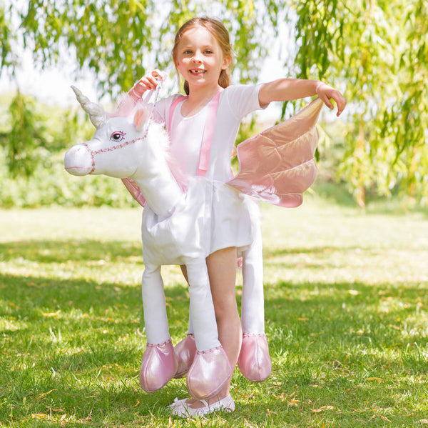 GIRLS RIDE ON UNICORN COSTUME