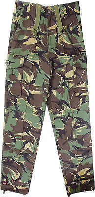 BOYS KIDS CHILDRENS DPM CAMO SOLDIER ARMY COSTUME TROUSERS AGE 5,6,7,8,9,10,11
