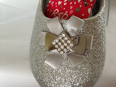 TODDLER YOUNG GIRLS KIDS CHILDRENS SPARKLY SILVER GLITTER PARTY SHOES sequinsandswords