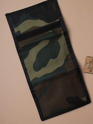 NEW BOYS CHILDRENS KIDS ARMY CAMO CAMOUFLAGE WALLET GREAT PARTY PRESENT