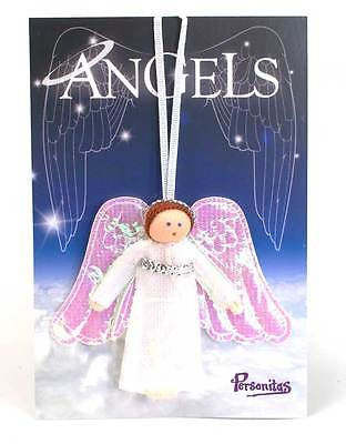 Mini Pocket Hanging Guardian Angel Worry Doll Confirmation & Holy Communion Gift
